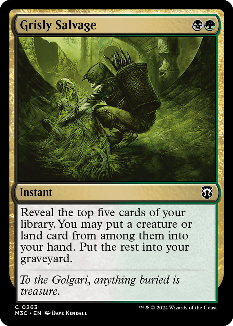 Grisly Salvage (Ripple Foil) [Modern Horizons 3 Commander] | Silver Goblin