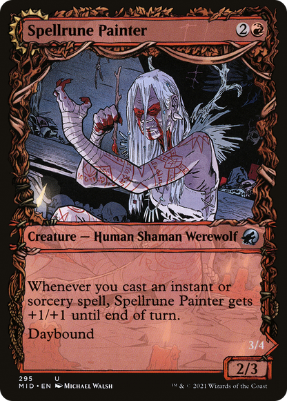 Spellrune Painter (Showcase) (295) Foil - Innistrad: Midnight Hunt