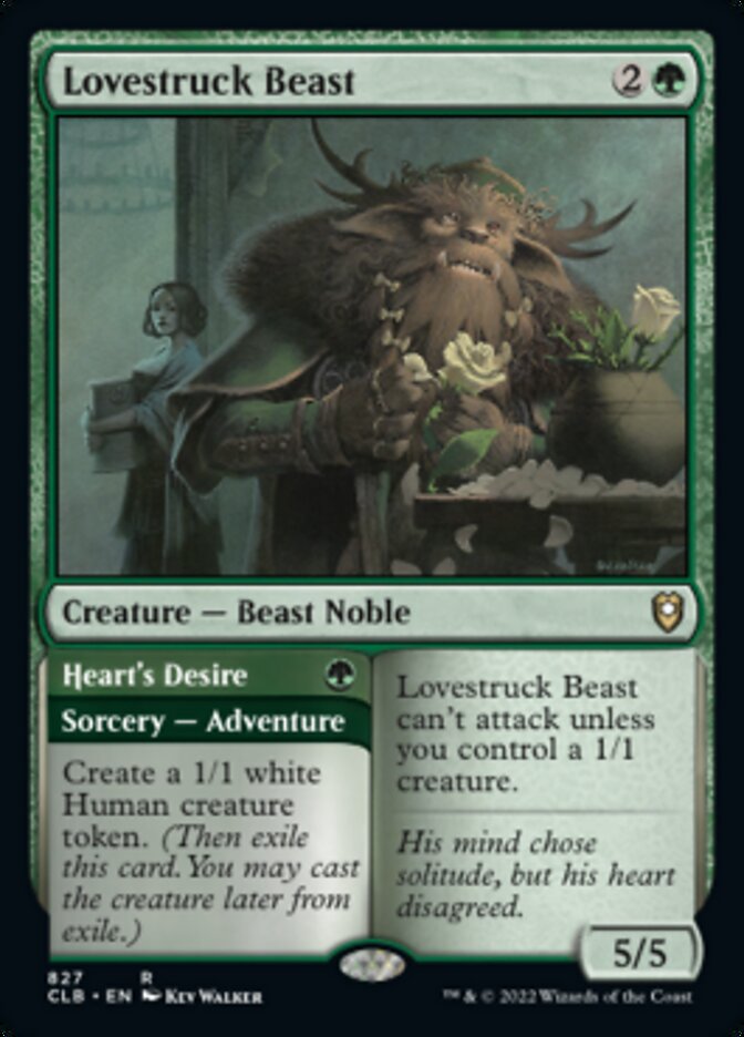 Lovestruck Beast // Heart's Desire [Commander Legends: Battle for Baldur's Gate] | Silver Goblin