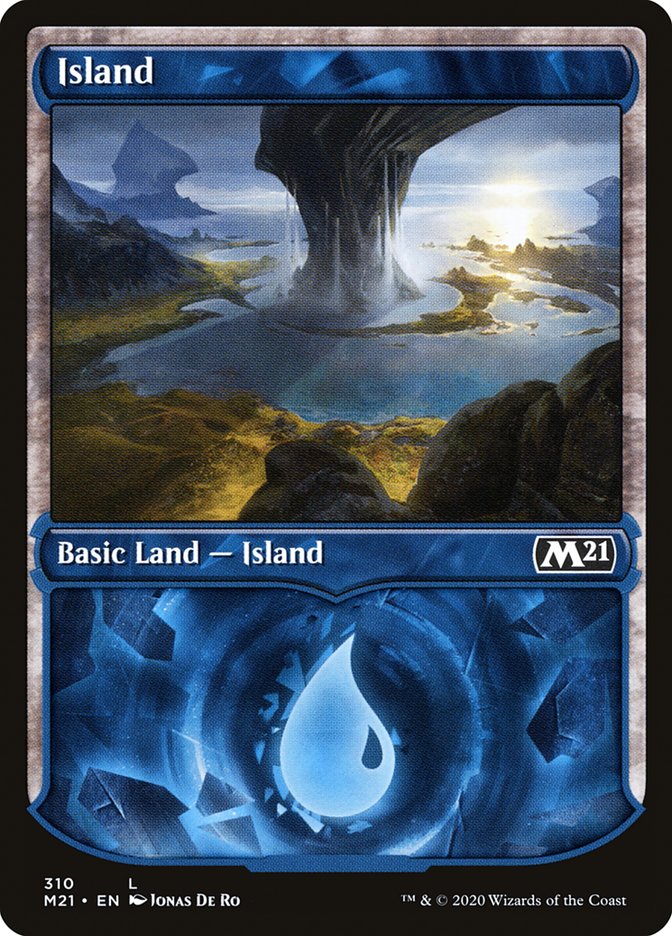 Island (310) (Showcase) [Core Set 2021] | Silver Goblin