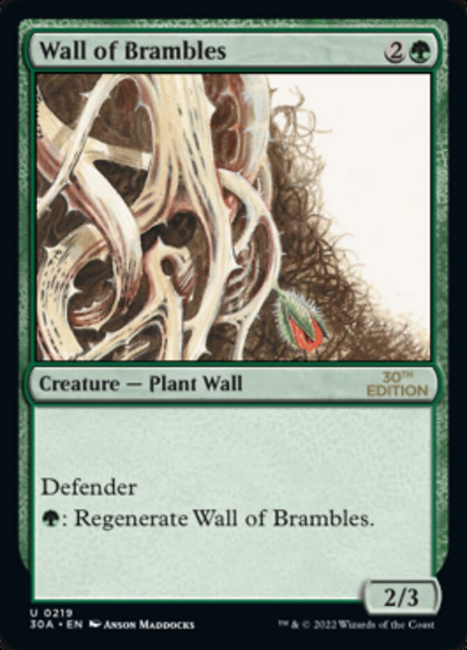 Wall of Brambles (219) - 30th Anniversary Edition