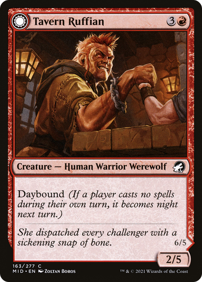 Tavern Ruffian (163) Foil - Innistrad: Midnight Hunt