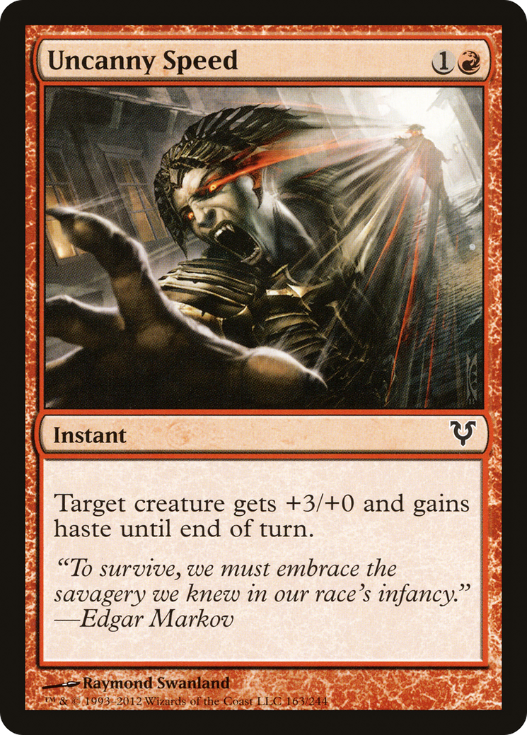 Uncanny Speed (163) Foil - Avacyn Restored