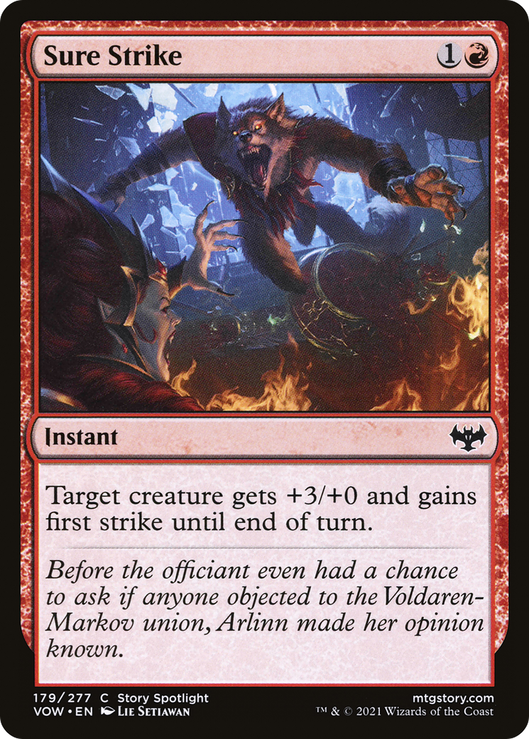 Sure Strike (179) - Innistrad: Crimson Vow