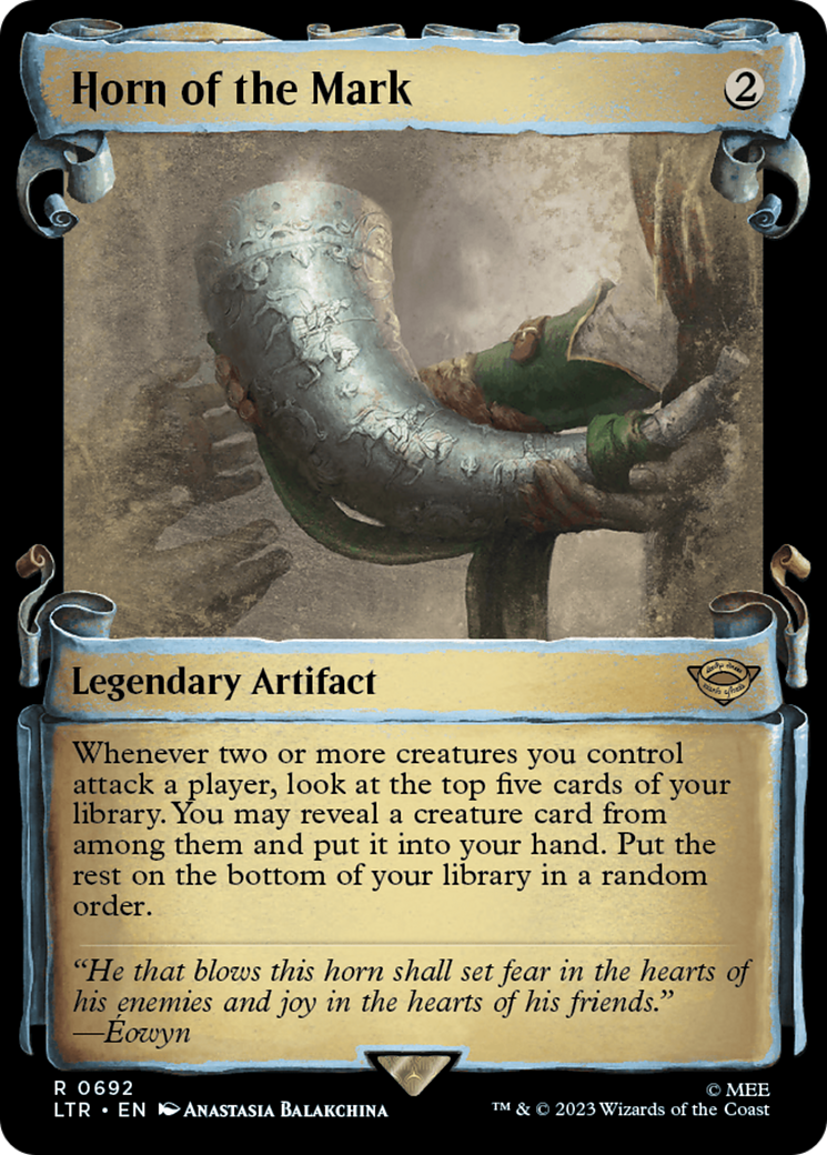 Horn of the Mark (Showcase) (692) Foil - The Lord of the Rings: Tales of Middle-earth