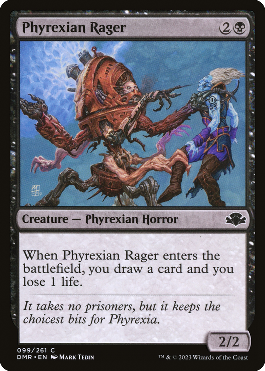 Phyrexian Rager [Dominaria Remastered] Foil