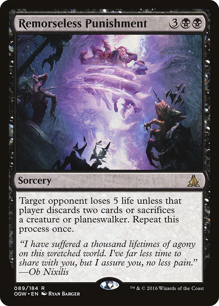 Remorseless Punishment (089) Foil - Oath of the Gatewatch