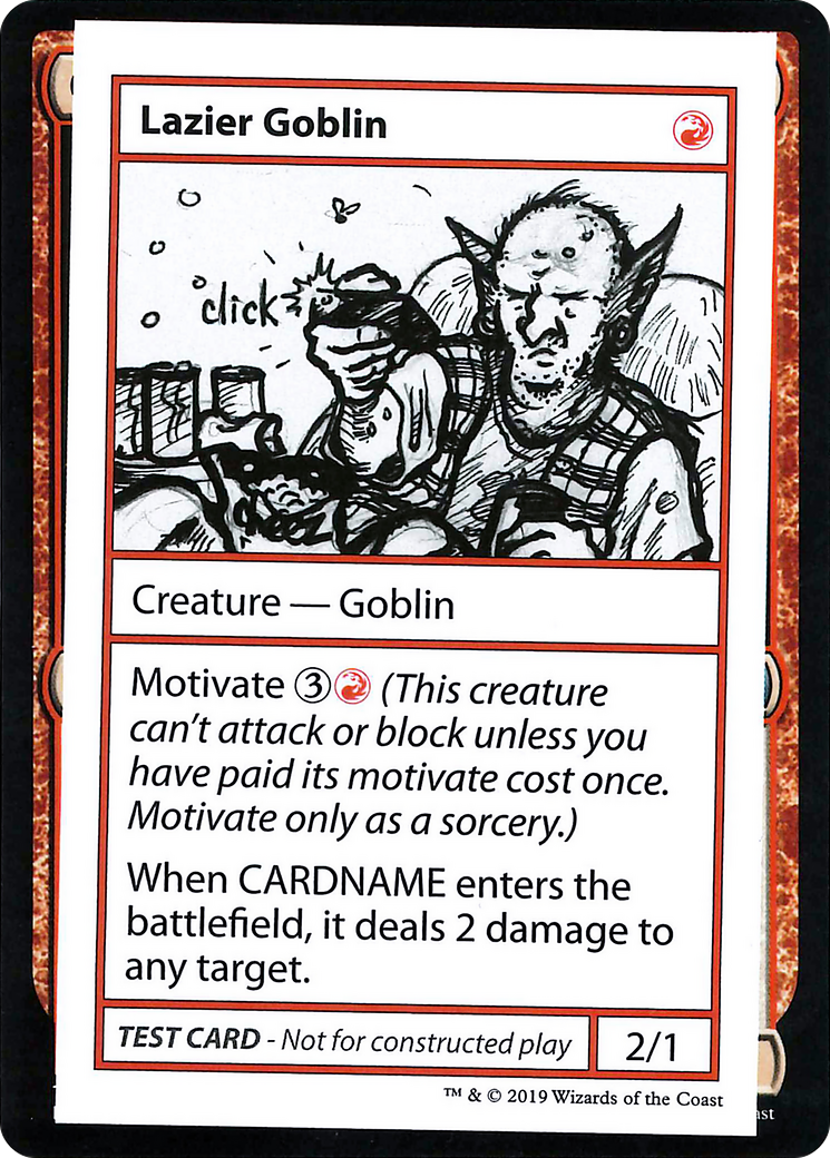 Lazier Goblin (056) - Mystery Booster Playtest Cards 2021