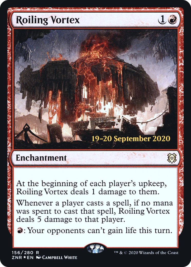 Roiling Vortex (156s) Foil - Zendikar Rising Promos