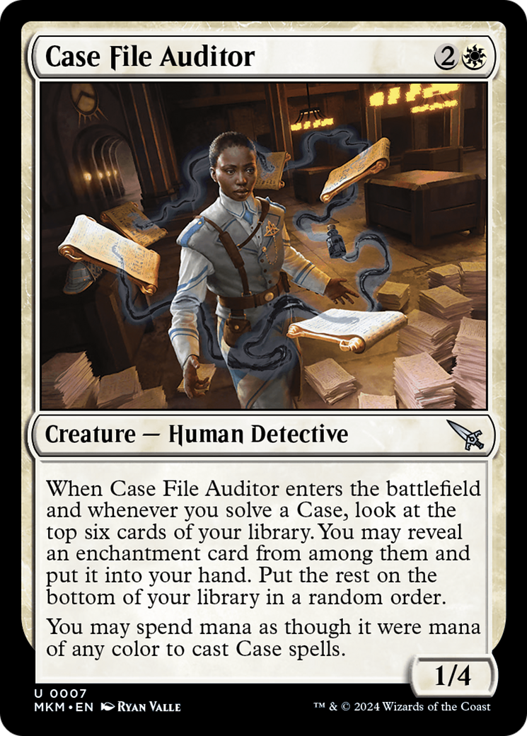 Case File Auditor (Black) [Murders at Karlov Manor] | Silver Goblin