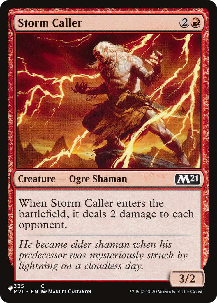 Storm Caller (M21-335) - The List