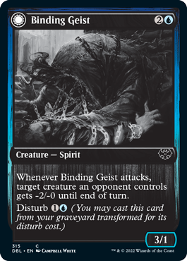 Binding Geist // Spectral Binding (315) Foil - Innistrad: Double Feature