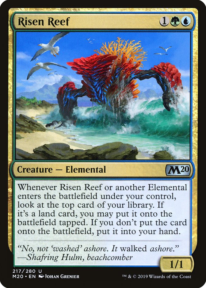 Risen Reef [Core Set 2020] | Silver Goblin