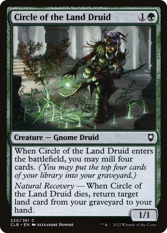 Circle of the Land Druid (220) - Commander Legends: Battle for Baldur's Gate