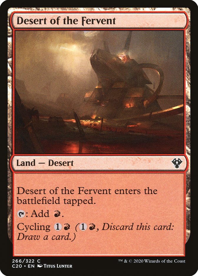 Desert of the Fervent [Commander 2020] | Silver Goblin