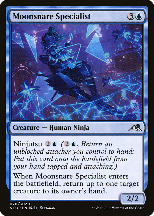 Moonsnare Specialist (070) Foil - Kamigawa: Neon Dynasty