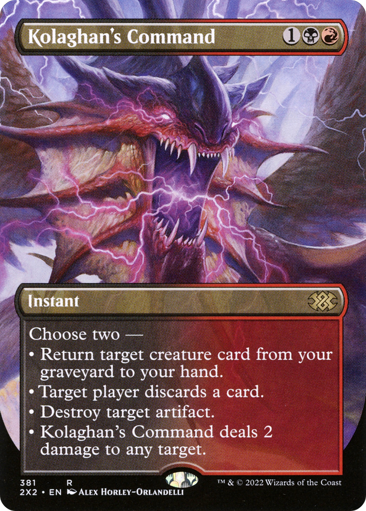 Kolaghan's Command (381) Foil - Double Masters 2022