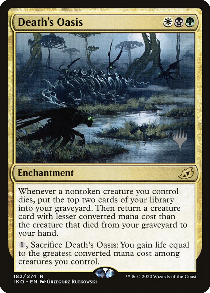 Death's Oasis (Promo Pack) [Ikoria: Lair of Behemoths Promos] | Silver Goblin