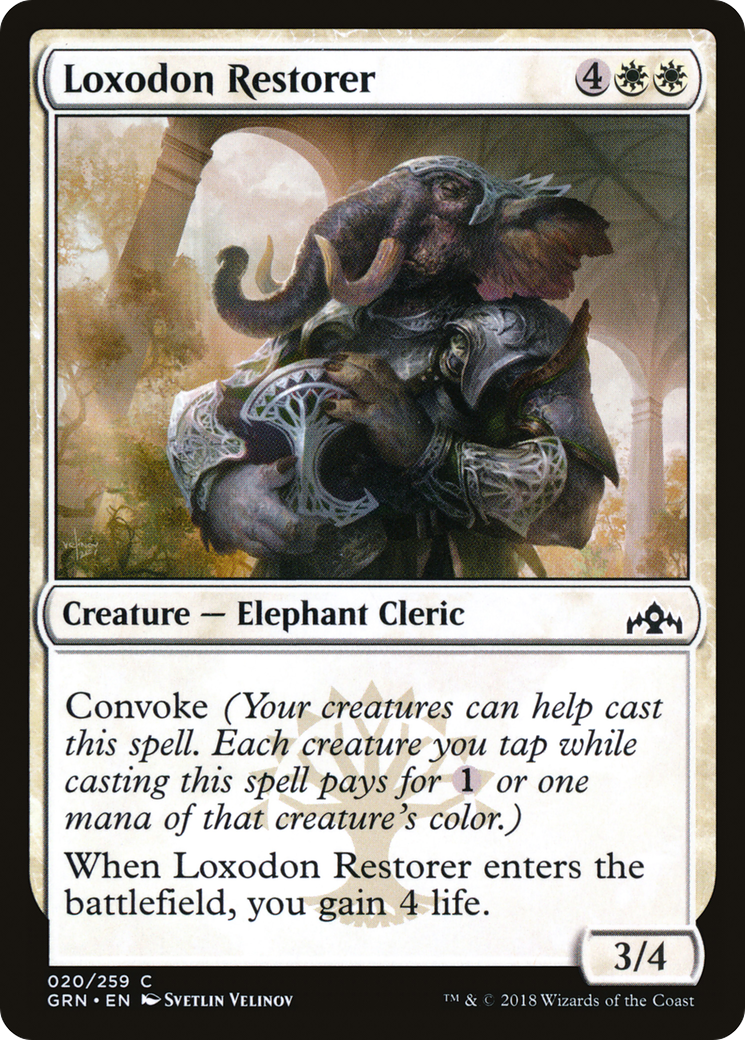 Loxodon Restorer (020) - Guilds of Ravnica