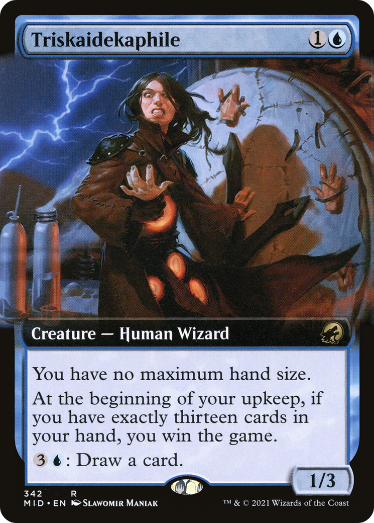 Triskaidekaphile (Extended Art) (342) Foil - Innistrad: Midnight Hunt