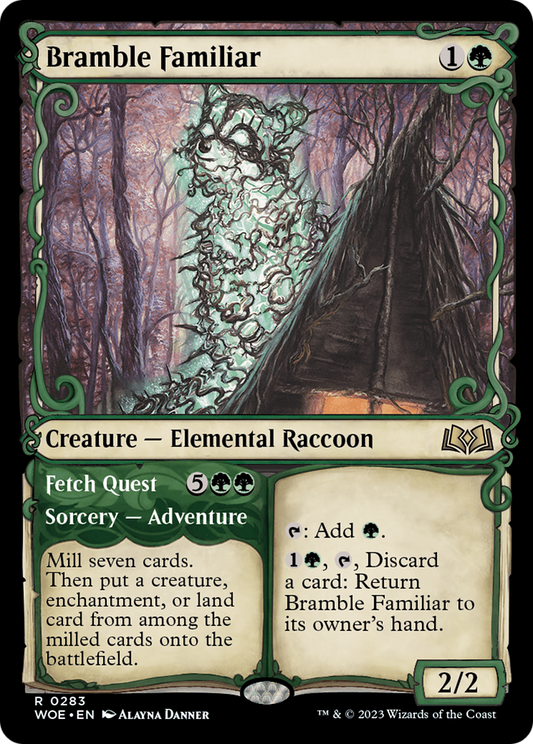 Bramble Familiar (Showcase) (283) Foil - Wilds of Eldraine