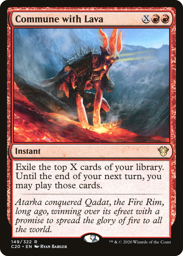 Commune with Lava (149) - Commander 2020