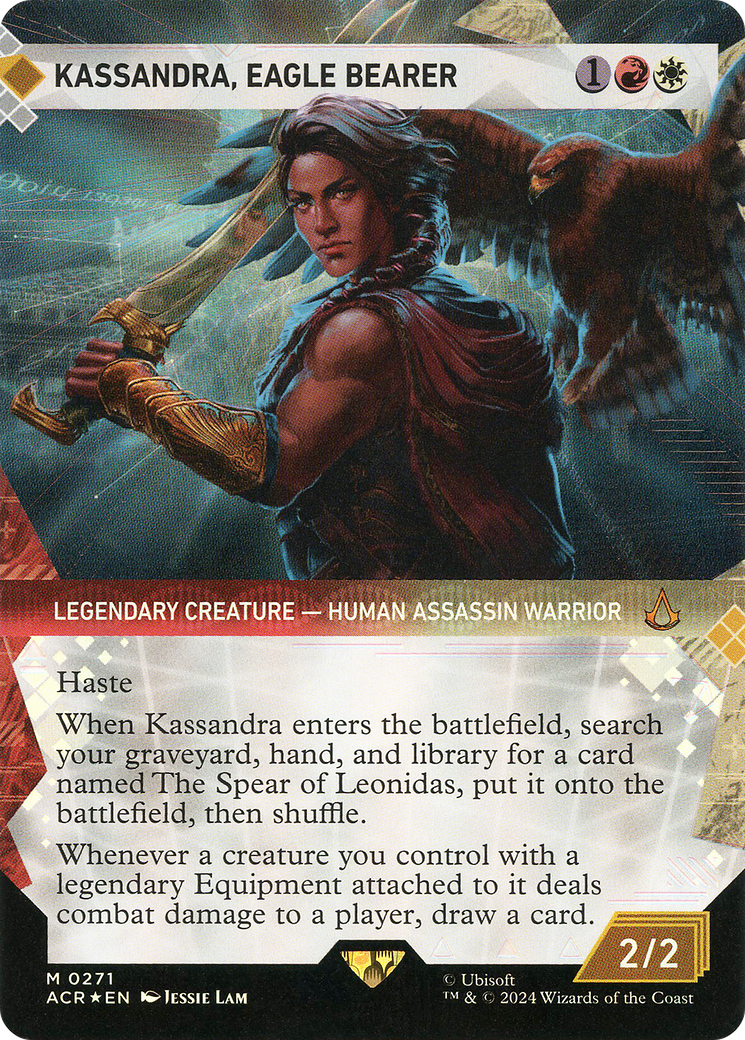 Kassandra, Eagle Bearer (Showcase) (Textured Foil) (Showcase) (271) Foil - Assassin's Creed