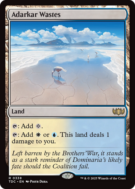Adarkar Wastes (338) - Commander: Tarkir: Dragonstorm