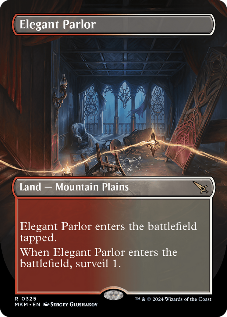 Elegant Parlor (Borderless) (325) Foil - Murders at Karlov Manor