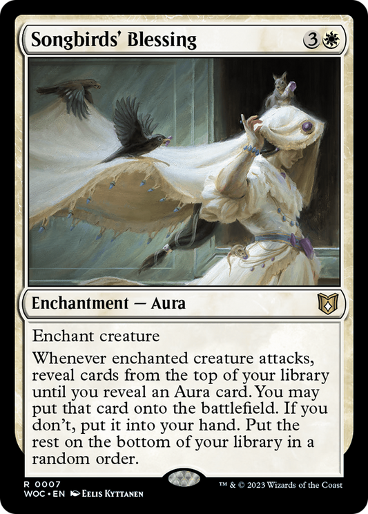 Songbirds' Blessing (007) - Wilds of Eldraine Commander