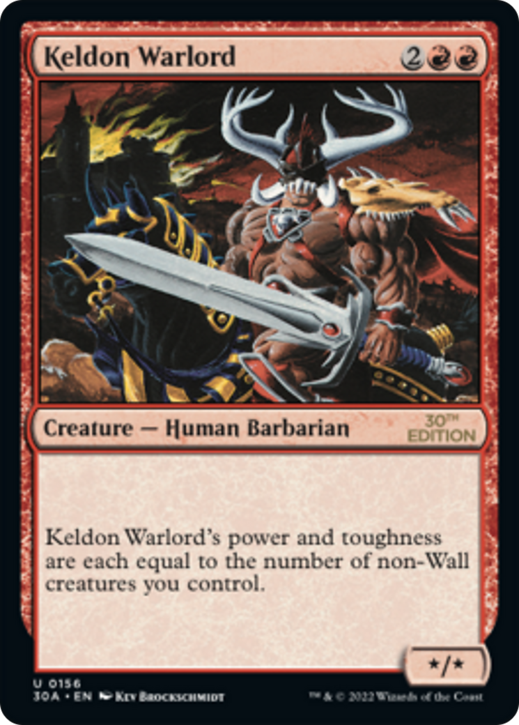 Keldon Warlord (156) - 30th Anniversary Edition