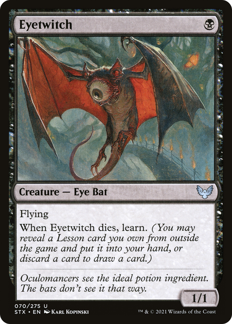 Eyetwitch (070) Foil - Strixhaven: School of Mages