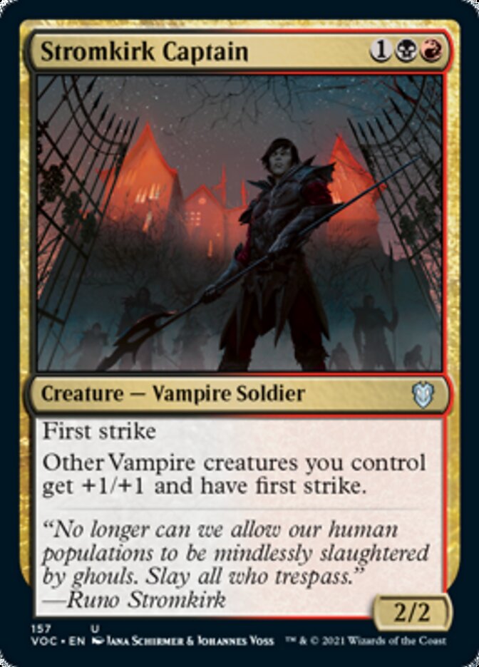 Stromkirk Captain [Innistrad: Crimson Vow Commander] | Silver Goblin