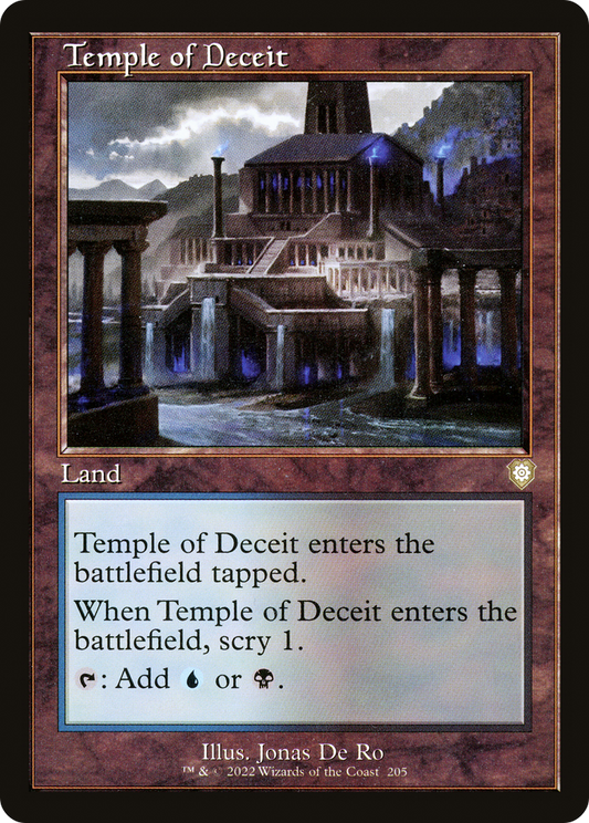 Temple of Deceit (Retro) (205) - The Brothers' War Commander