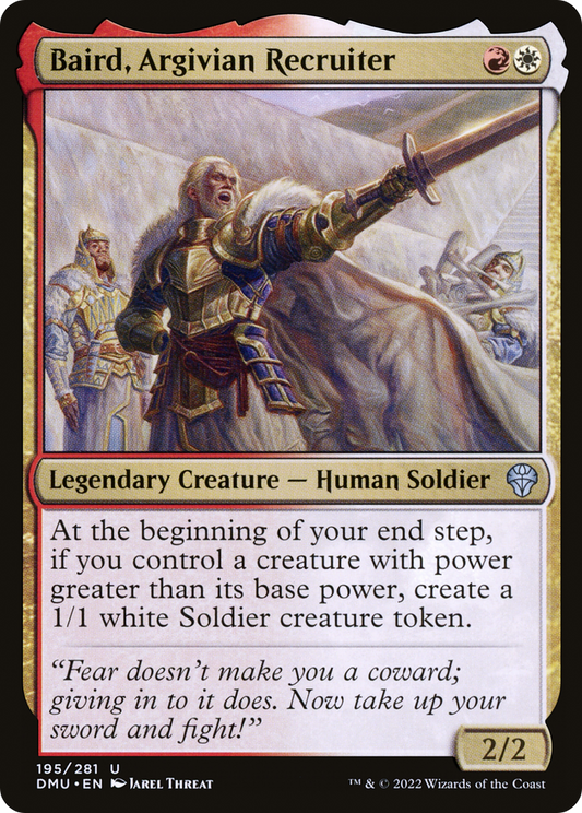 Baird, Argivian Recruiter [Dominaria United] Foil