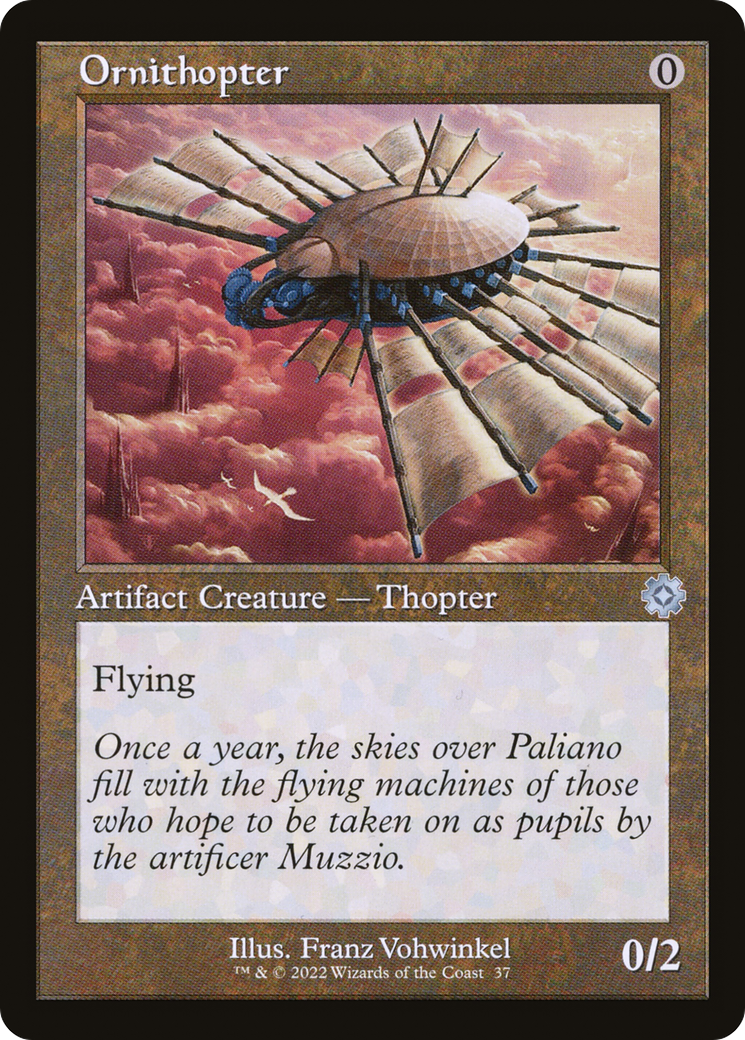 Ornithopter (Retro) (037) Foil - The Brothers' War Retro Artifacts