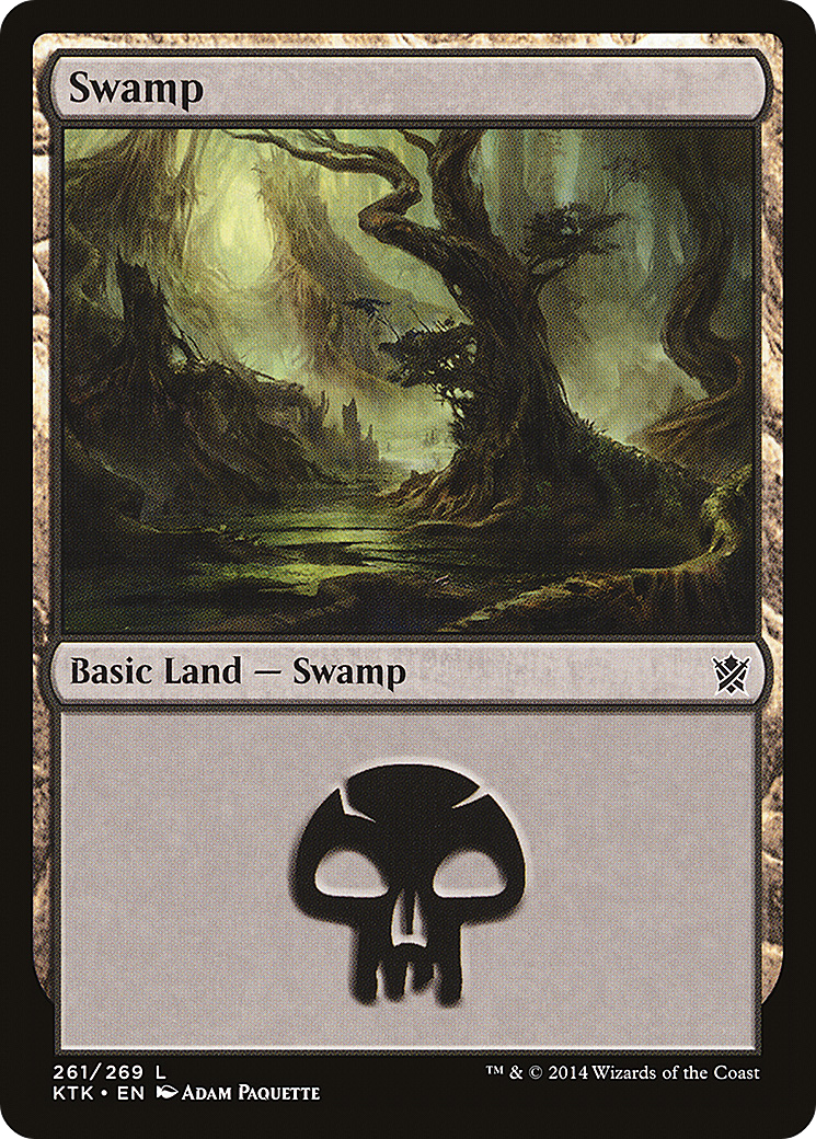 Swamp (261) - Khans of Tarkir