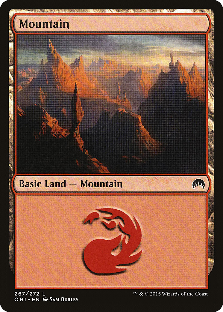 Mountain (267) Foil - Magic Origins