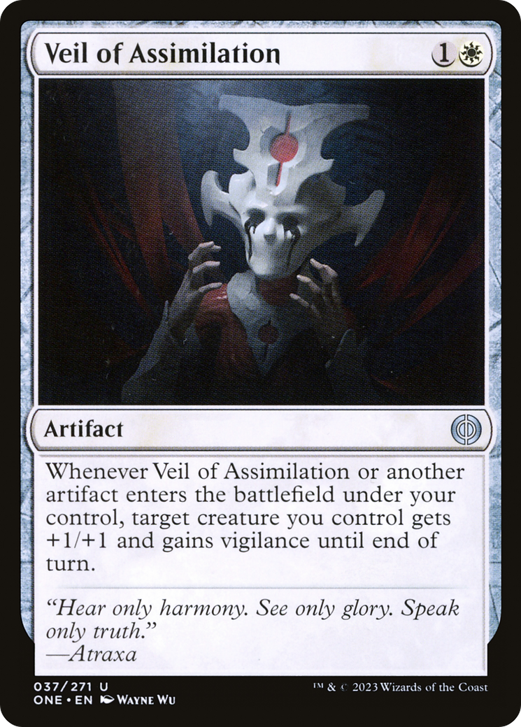 Veil of Assimilation [Phyrexia: All Will Be One] Foil