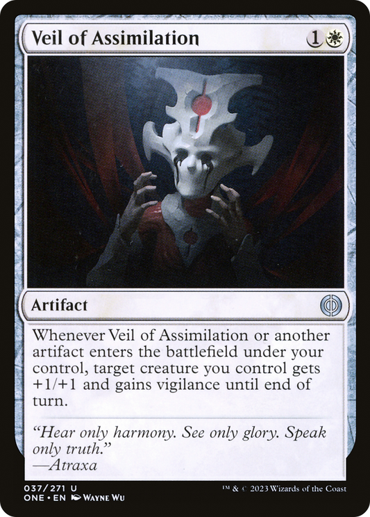 Veil of Assimilation [Phyrexia: All Will Be One] Foil