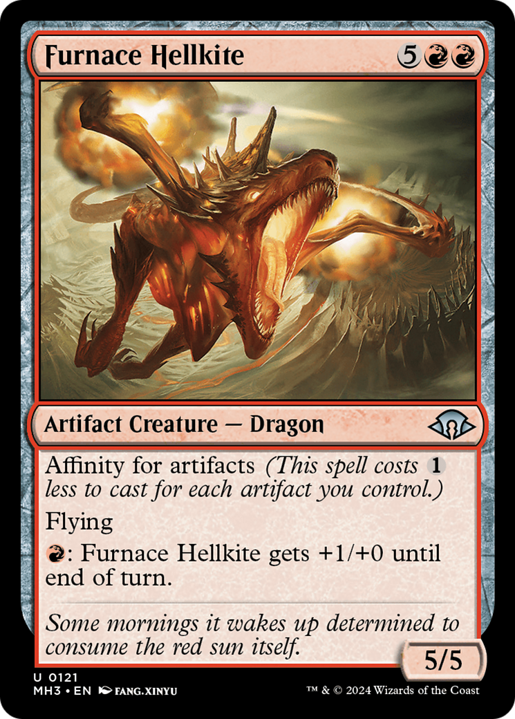 Furnace Hellkite (121) - Modern Horizons 3