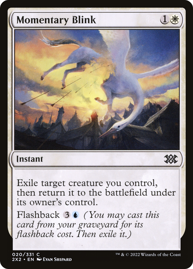 Momentary Blink (020) Foil - Double Masters 2022