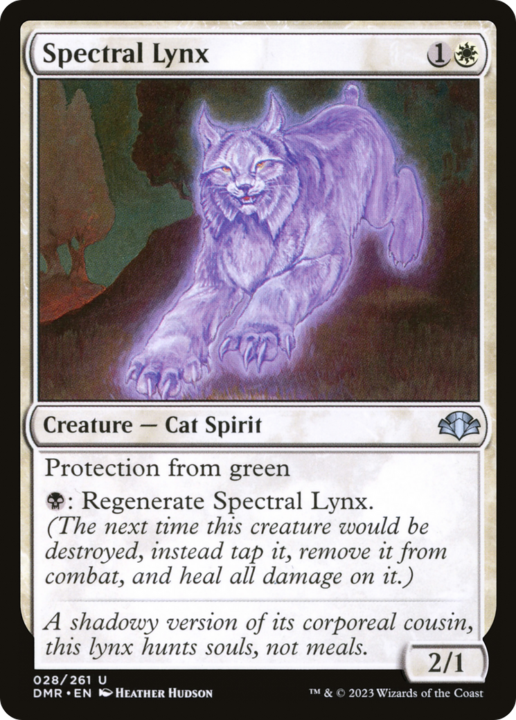 Spectral Lynx [Dominaria Remastered] Foil