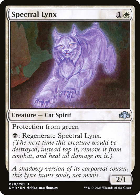 Spectral Lynx [Dominaria Remastered] Foil
