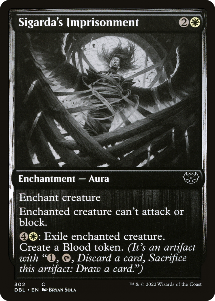 Sigarda's Imprisonment (302) Foil - Innistrad: Double Feature