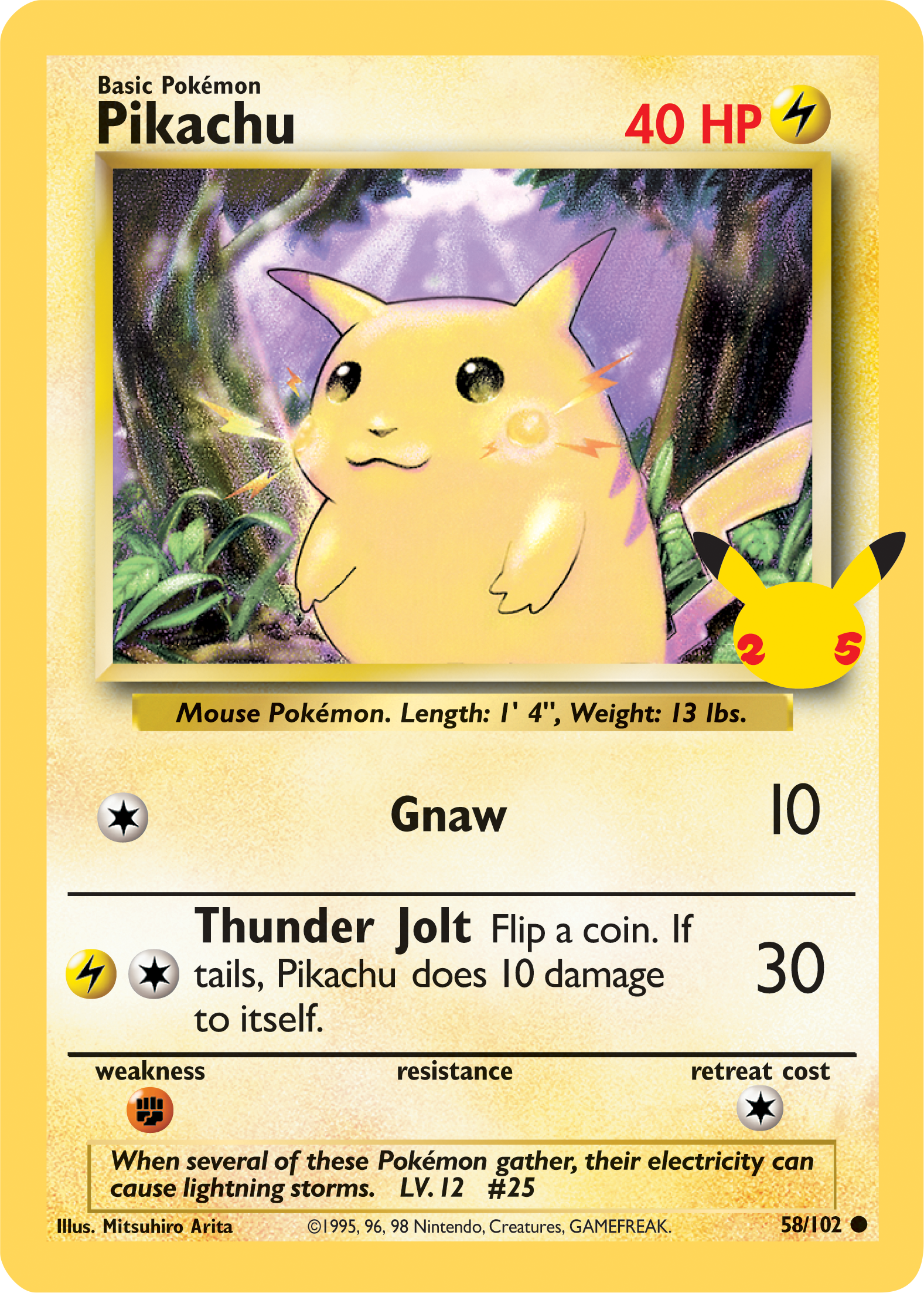 Pikachu (58/102) (Jumbo Card) [First Partner Pack] | Silver Goblin