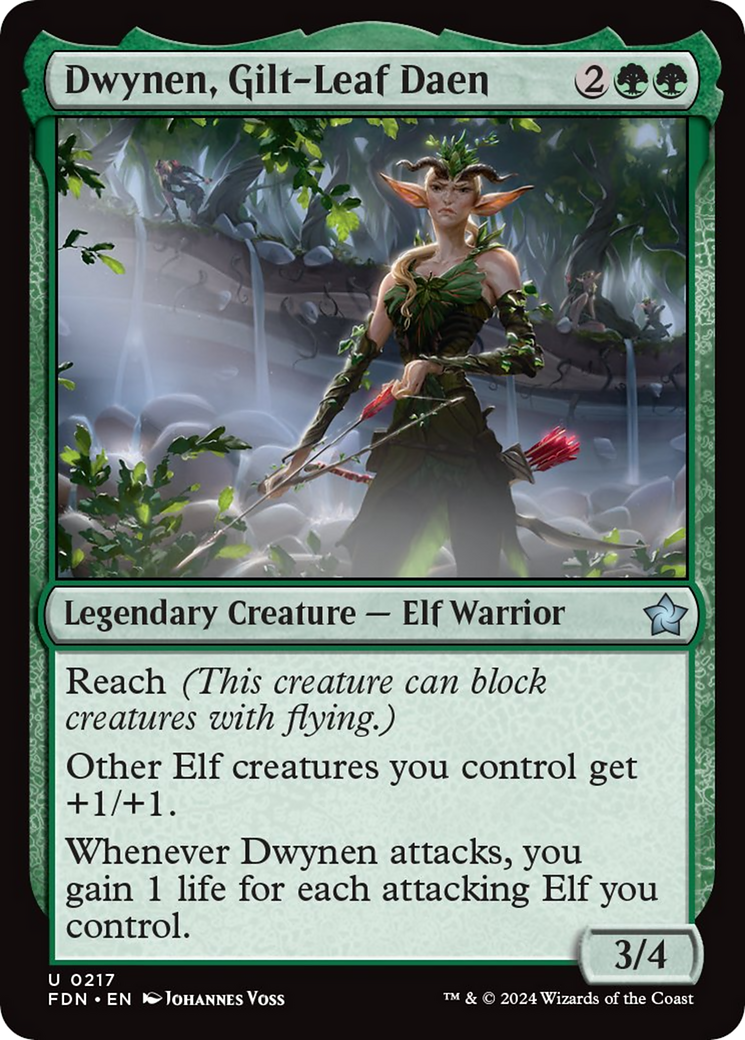 Dwynen, Gilt-Leaf Daen [Foundations] | Silver Goblin