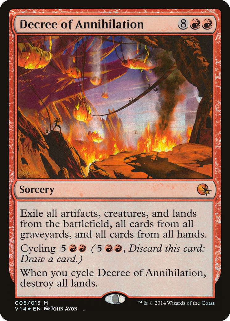 Decree of Annihilation (005) Foil - From the Vault: Annihilation