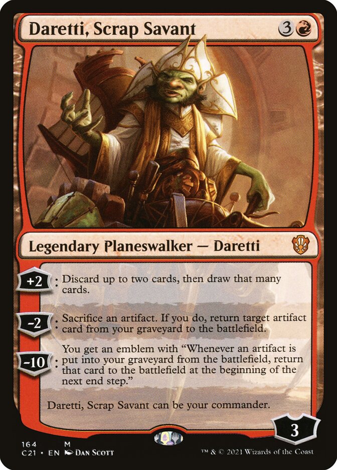 Daretti, Scrap Savant [Commander 2021] | Silver Goblin