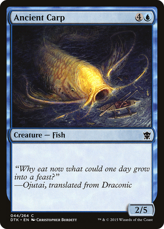 Ancient Carp (044) Foil - Dragons of Tarkir